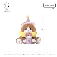 Peluche Mochi Chat Patate Douce Violette Mignonne, Poupée en Peluche Réconfortante, Cadeau d'Anniversaire pour Filles, Polyester Coton PP, 31cm-50cm