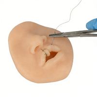 Modèle de palais et de lèvres fendues bilatérales en silicone de qualité médicale DARHMMY |   Simulateur de suture orale avancé pour la formation chirurgicale