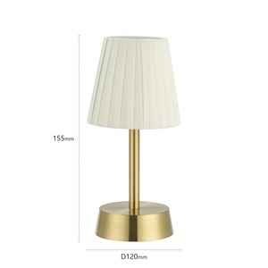 Lampada <span class=keywords><strong>da</strong></span> Tavolo Ricaricabile Senza Fili in Alluminio, Grado di Protezione IP54, con Telecomando, Pezzo Decorativo Elegante per Camera <span class=keywords><strong>da</strong></span> Letto - Product Image 6