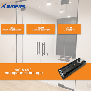 Resorte de Piso para Puerta de Vidrio, Tipo Sin Marco, Diseño Moderno, Máquina de Piso para Puerta de Vidrio - Product Image 2