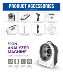 Portable HD Skin Analyzer with Spectral Imaging, Moisture Test Pen, and Advanced Software for Real-Time Skin Condition Analysis - Product Image 5