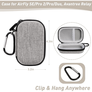 กระเป๋าเดินทางขนาดเล็กสำหรับ AirFly SE/Pro/Pro 2/Duo และ <span class=keywords><strong>Avantree</strong></span> สำหรับอะแดปเตอร์เสียงไร้สายและหูฟังสำหรับเดินทาง - Product Image 4
