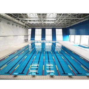 Estructura Espacial de Acero de Luz Libre con Paneles de <span class=keywords><strong>Policarbonato</strong></span>/Vidrio para <span class=keywords><strong>Techo</strong></span> de Piscina - Product Image 1