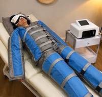 Système de massage pneumatique portable intelligent à compression séquentielle pour le soulagement de l'œdème, la récupération musculaire, les soins de bien-être et l'analyse cutanée