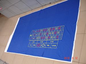 Mantel de <span class=keywords><strong>Ruleta</strong></span> de Casino DG RUITEN, 100% Poliéster, Diseño Verde con <span class=keywords><strong>Doble</strong></span> <span class=keywords><strong>00</strong></span> - Product Image 6