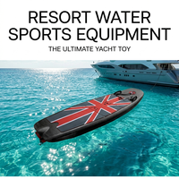 Jetboard électrique prêt à être expédié, 12 kW, 60 km/h, entrepôt Europe, motif drapeau Union Jack, planche de surf motorisée, sports nautiques