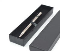 Pena Tulis EDC Titanium Alloy Push Button Bolt Action dengan Lapisan Matte Stone Wash - Hadiah Portabel