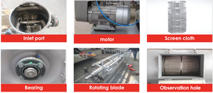 Kim loại bột luồng không khí ngang rung màn hình sàng/không khí máy bay phản lực trống bộ lọc màn hình máy - Product Image 6