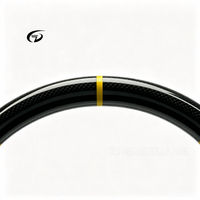 Volant personnalisé en cuir jaune et noyer noir pour Mercedes-Benz W223 809 205 AMG S C E-Class, vente directe d'usine