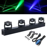 Luz LED de matriz de 4*10W con RGBW y control DMX512, 20 haces de precisión para bares y KTV