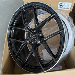 Jantes en alliage d'aluminium forgées sur mesure, noir mat, neuves, de 17 à 26 pouces, tailles de trous 5*112/5*114.3/5*120, épaisseurs 40mm/25mm/20mm, <span class=keywords><strong>taille</strong></span> J - Product Image 2