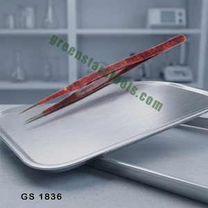 Pinzas de Diamante de Acero Inoxidable en Color Marrón, Herramientas de Joyería para Joyeros GS1836 - Product Image 3
