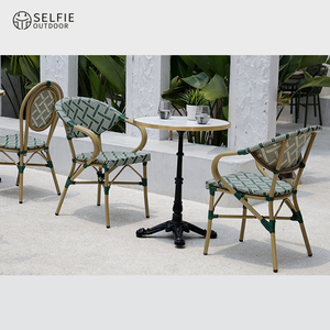 Sillas de tela apilables de estilo moderno de lujo para uso en interiores y exteriores Versátiles para eventos en el patio Dormitorio Patio Hospital - Product Image 2