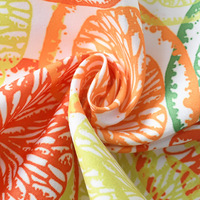 Bavoir triangulaire léger en polyester pour animaux de compagnie, imprimé fruits (citron, pastèque), serviette anti-salive, fournitures de Noël et d'Halloween pour chien