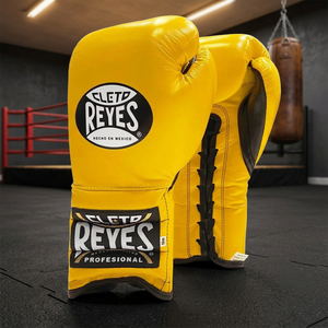 Custom Professional Leather Boxing <b>Gloves</b> for Closure Moisture Wicking Breathable Design-Customizable Colors Patterns Logo - Product Image 3