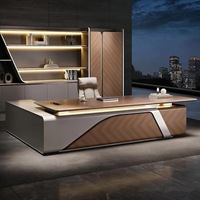 Bureau de direction moderne et durable pour hôpital, table d'ordinateur convertible en bois avec panneau extensible pour mobilier de bureau de direction