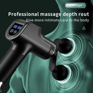 Hochwertige handgeführte professionelle <span class=keywords><strong>8</strong></span>-Kopf-Massagegerät Körper-Muskel-Massage elektrische Faszienpistole - Product Image 5