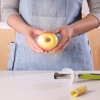 Coupe-légumes noir tendance à prix avantageux, idéal pour la cuisine, trancheuse à aliments avec protection, éplucheur de pommes