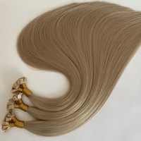 Extensions de cheveux humains vierges bruts en gros, pointes plates, kératine, pointes en K, double tirage, cuticules alignées, pré-collées, pour salon, OEM, usine