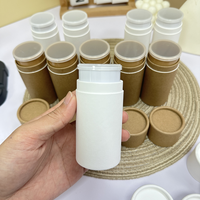 Tube vide rechargeable pour déodorant, format stick, en papier, 45-50g