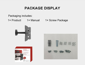 30Kg/66lbs Khả Năng Chịu Tải 180 Độ Xoay Có Thể Tháo Rời Led TV Treo Tường - Product Image 6