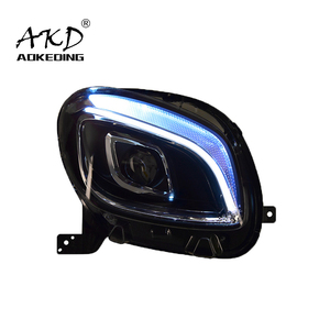 AKD ไฟหน้ารถยนต์สำหรับเมอร์เซเดส-เบนซ์,ไฟหน้าอัจฉริยะ LED DRL ไฟวิ่งลำแสงซีนอนคู่ไฟตัดหมอกไฟตานางฟ้า - Product Image 1