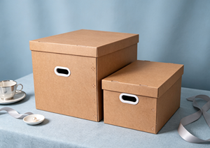 5-Layer Thick Kraft <b>Corrugated</b> <b>Paper</b> Eco-Friendly Recyclable Book Shaped Box Magnetic Closure Strong Load Bearing Tear - Product Image 4