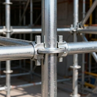 Système d'échafaudage Ringlock robuste tout-en-un en acier galvanisé à chaud pour les projets de construction et de bâtiment, vente en gros en usine