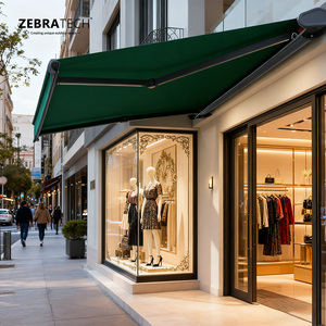 Toldo Retráctil de Gran Tamaño y Resistente con Marco de Aluminio y Control Remoto para Terraza Grande o <span class=keywords><strong>Restaurante</strong></span> - Product Image 1
