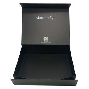 Caja <span class=keywords><strong>de</strong></span> Regalo Negra con Logotipo Holográfico Personalizado |   Caja Rígida Magnética Plegable <span class=keywords><strong>de</strong></span> Lujo |   Caja <span class=keywords><strong>de</strong></span> Empaque Premium Grande para <span class=keywords><strong>Ropa</strong></span> y Cosméticos - Product Image 5