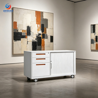 Archivador Lateral Moderno de Acero, Organizador de Almacenamiento de Documentos de Oficina para Muebles Comerciales
