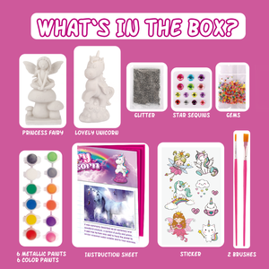 Hot bán hơi nước đồ chơi DIY Unicorn sơn Kit Vẽ Kit nghệ thuật và thủ công Kit DIY Đồ chơi giáo dục đồ chơi cho trẻ em - Product Image 2