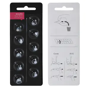 Para Oticon Open Domes contrabajo 8mm Paquete de 10 receptores de cúpula de punta de oreja con ventilación de ajuste Abierto Cerrado audífonos