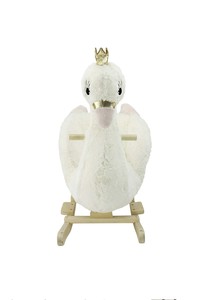 À <span class=keywords><strong>bascule</strong></span> en peluche <span class=keywords><strong>cygne</strong></span> jouet avec bébé musique rock pour les enfants - Product Image 4
