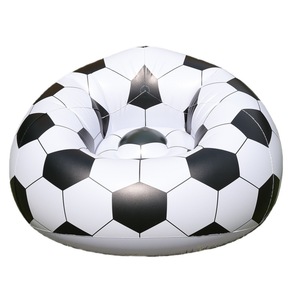 Canapé gonflable design football 105x105x80cm pour adultes, utilisation en extérieur - Product Image 1