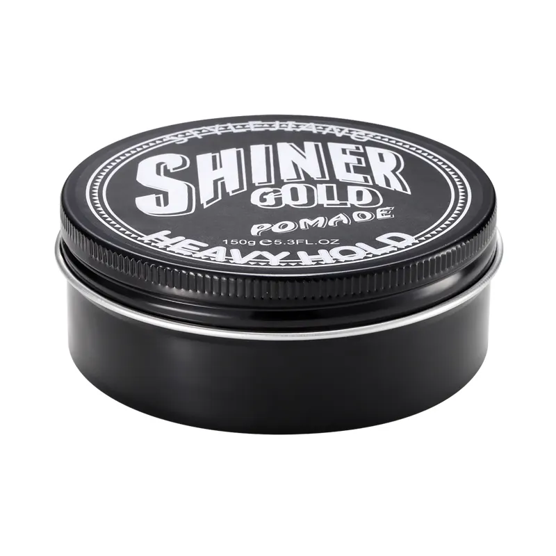 Hair Wax 150g Black Tin Color Tin Private Label Firm Hold Water Base Hair Pomade Wax