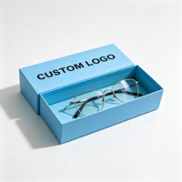 Ensemble d'emballage de lunettes de luxe OEM/ODM, étui en cuir pliable personnalisé avec logo, pochette de rangement à cordon, chiffon de nettoyage