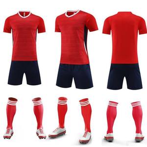 Set da Calcio a Maniche Corte con Scollo a V, Traspirante e ad Asciugatura Rapida, per Allenamento, Partite, Squadra, Uniformi Sportive, Vendita all'Ingrosso - Product Image 5