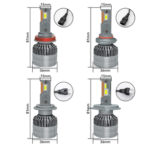 หลอดไฟหน้า LED แบบ CANbus H4 13000LM 120W ชิป3570กำลังไฟสูงท่อทองแดงคู่ A889รถยนต์อเนกประสงค์12V 6000K - Product Image 3