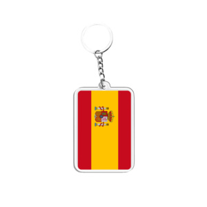 Llaveros y Colgantes Acrílicos, Llaveros con la Bandera de España, Accesorios de Varios Países para Fanáticos - Product Image 1