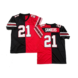 Camiseta de Rugby Estilo Vintage para Hombre, Cosida, Brett Favre, Michael <span class=keywords><strong>Vick</strong></span>, Steve Bartkowski, Deion Sanders, Tallas S-3XL, Envío Rápido - Product Image 3