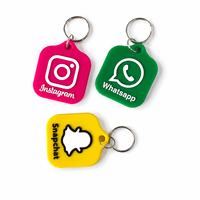 Etiquetas NFC de Silicona Personalizadas Ntag213 215 216 con Logotipo Impreso, Llaveros RFID