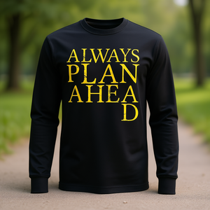 Maglietta a Maniche Lunghe 'Always Plan Ahead', Abbigliamento Promozionale - Product Image 3
