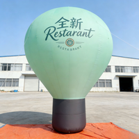 Ballon publicitaire gonflable personnalisé à air chaud, étanche, facile à installer et alimenté par prise électrique