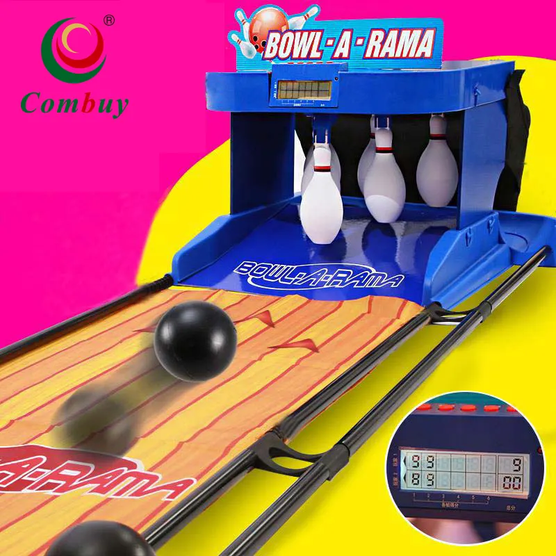 Mini automatische maschine kinder spielzeug innen sport bowling spiel