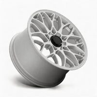 Jantes de voiture en alliage |   Jante multi-rayons à profil profond |   Design argenté poli de haute performance pour berlines et coupés
