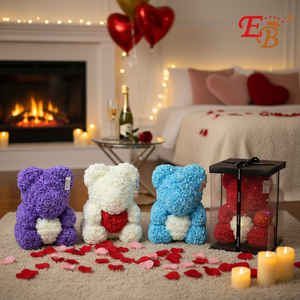 Oso de San Valentín de 14 \ "de colores surtidos con corazón 6PCS/CS para suministros para el Día de San Valentín - Product Image 3