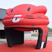 Custom Factory gigante gonfiabile a buon mercato 3D casco da hockey su tunnel per la vendita