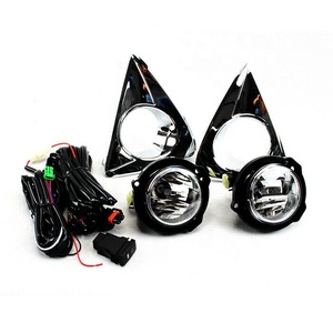 Kit de Faros Antiniebla para Toyota Agya Wigo y Daihatsu <span class=keywords><strong>Ayla</strong></span> 2013 con Interruptor, Arnés de Cables y Cubierta de Rejilla Cromada - Product Image 4