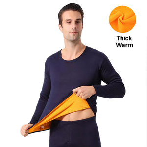 TONGYANG hommes femmes polaire épaissir ensemble de <span class=keywords><strong>sous</strong></span>-vêtements thermiques hiver Super doux à <span class=keywords><strong>manches</strong></span> <span class=keywords><strong>longues</strong></span> hauts et pantalons ensembles <span class=keywords><strong>chaud</strong></span> épais longs Johns - Product Image 2